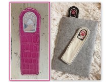 Stickdatei ITH - Lesezeichen Katzenpfoten in zwei Varianten